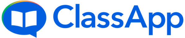 classapp logo horizontal azul